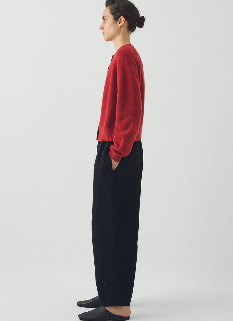 Eden Wool Cashmere Raglan Cardigan | Cardinal Red