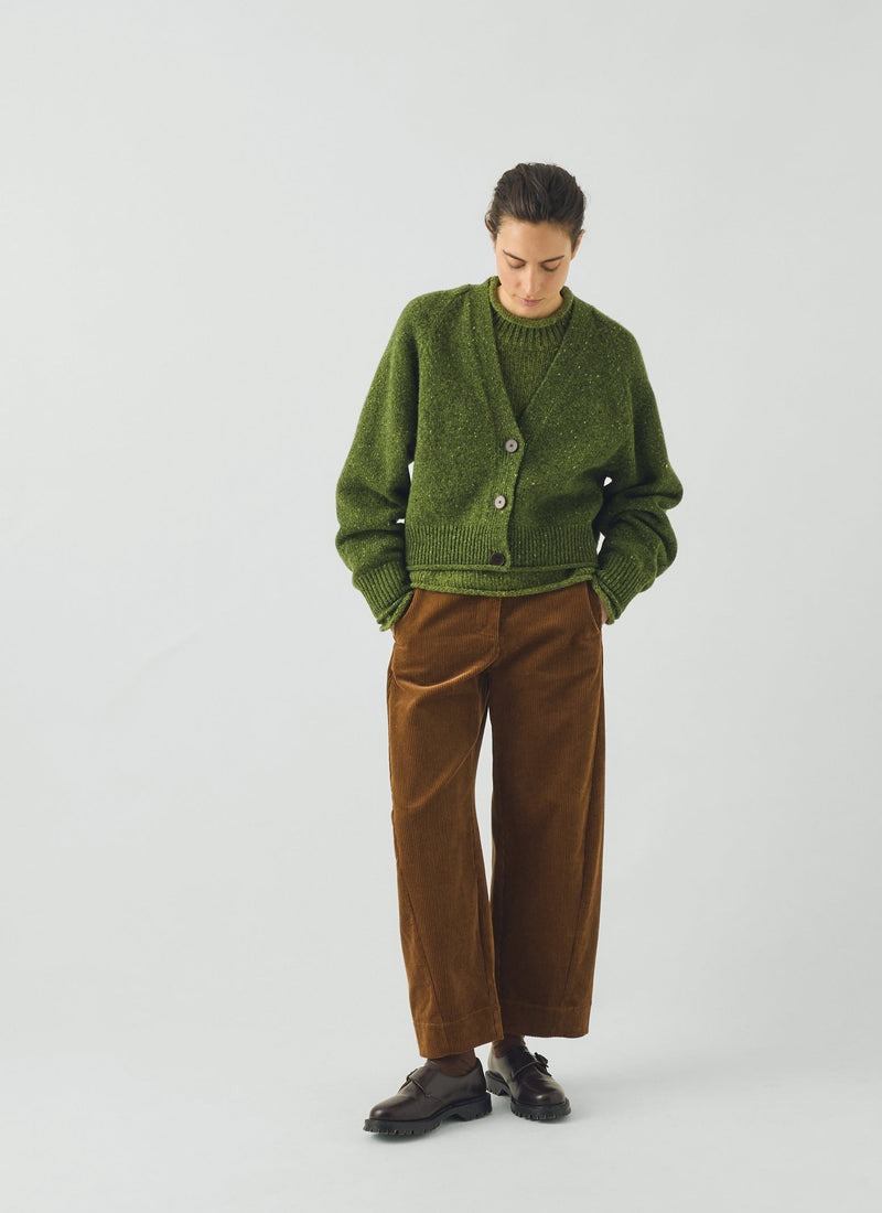 Donegal Wool V Neck Cardigan | Artichoke