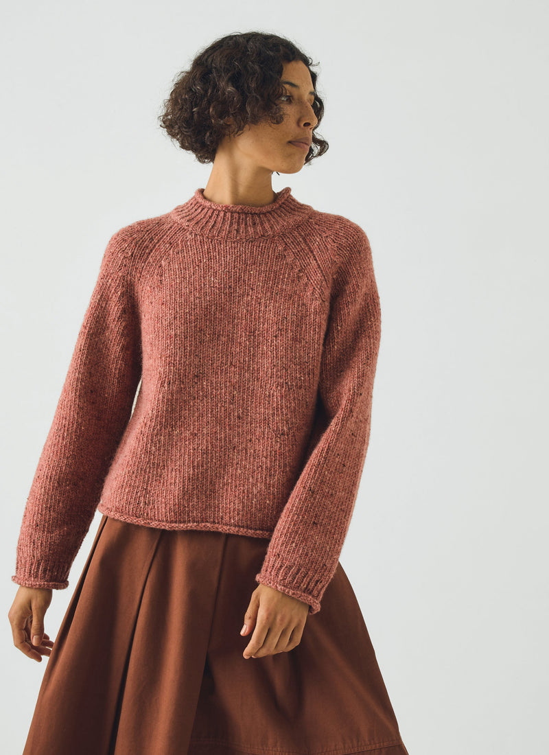 Orla Donegal Wool Sweater | Corallite