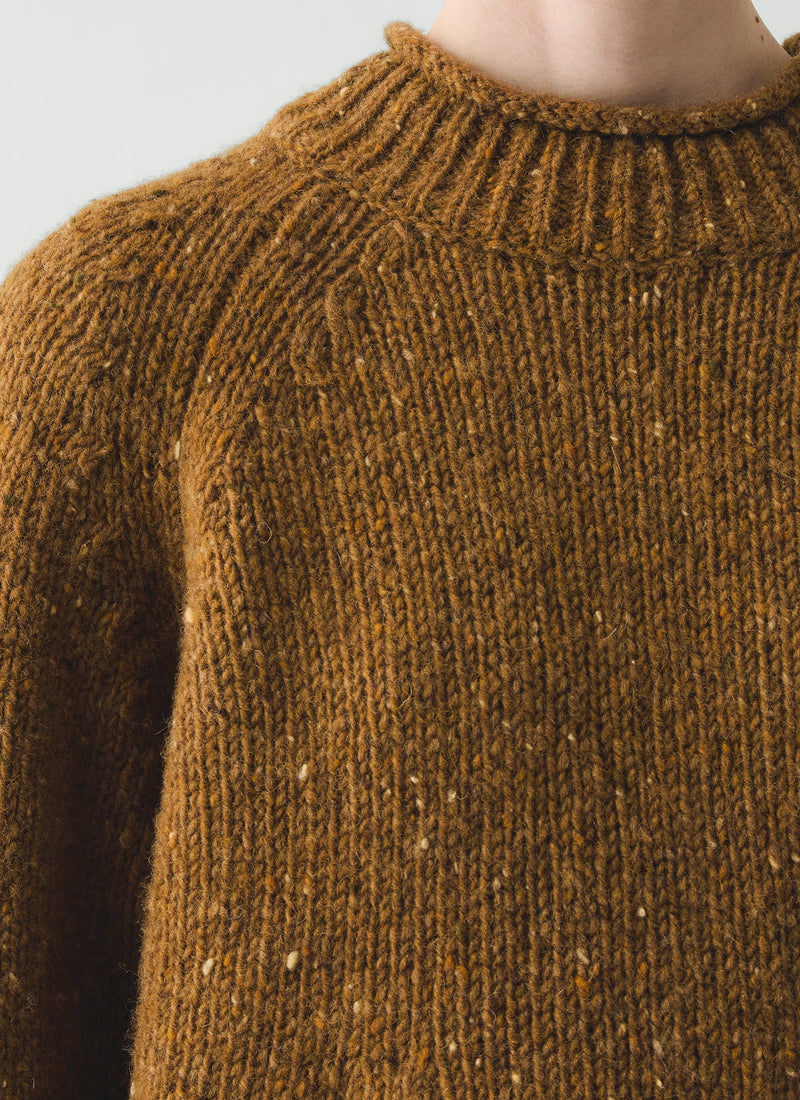 Orla Donegal Wool Sweater | Straw