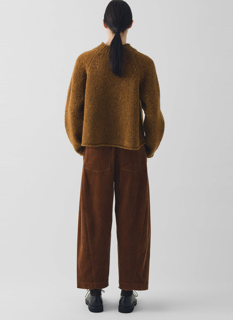 Orla Donegal Wool Sweater | Straw