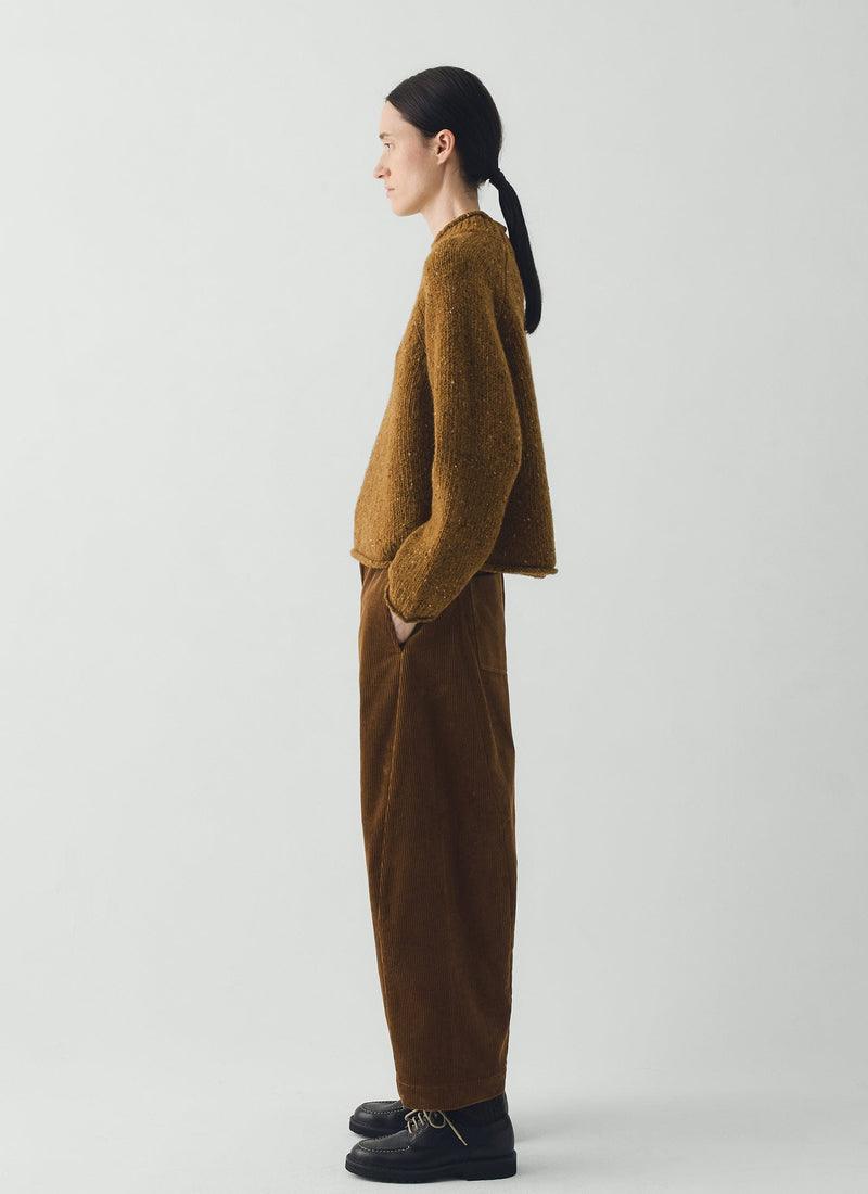 Orla Donegal Wool Sweater | Straw