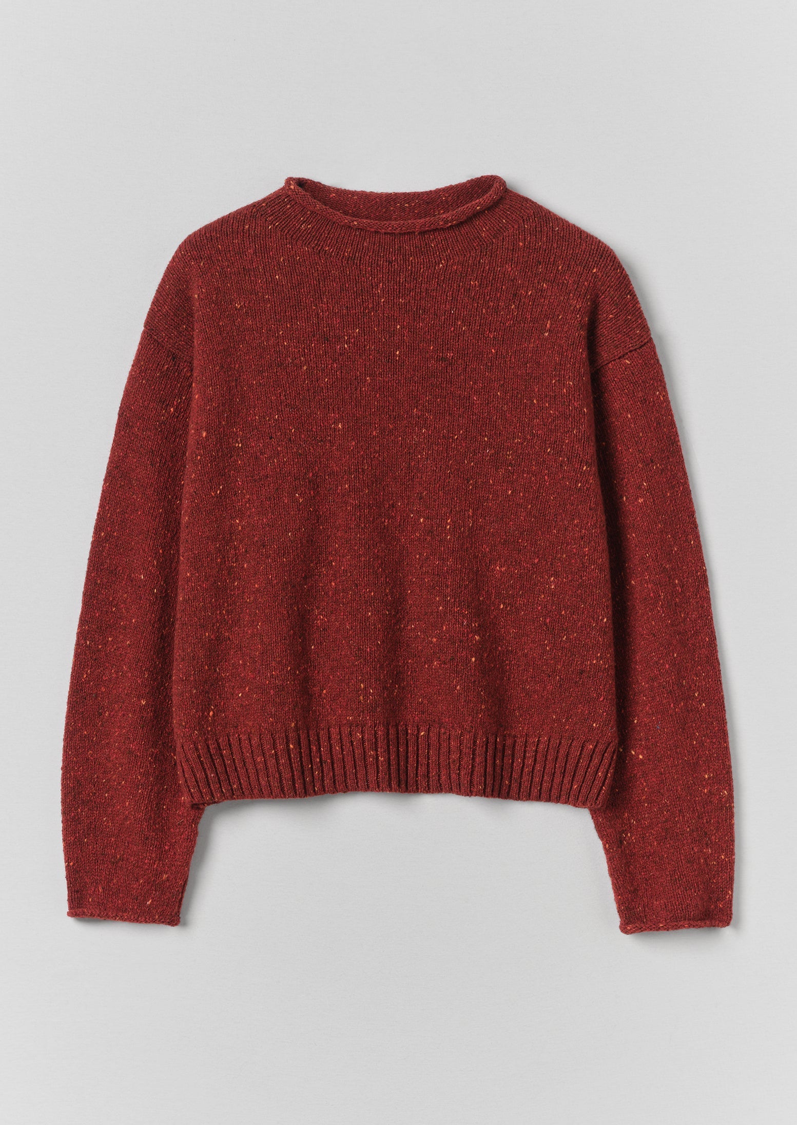 Donegal Wool Cashmere Sweater | Red Dahlia | TOAST