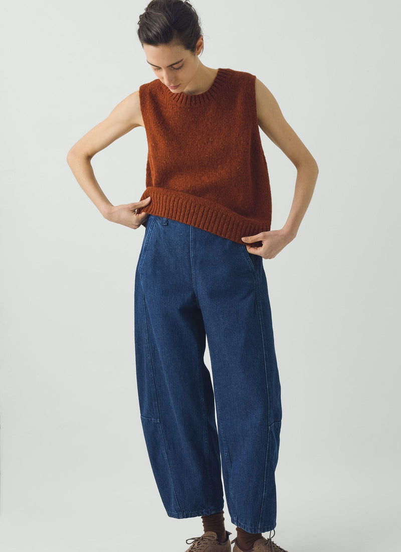 Donegal Merino Tank | Rust