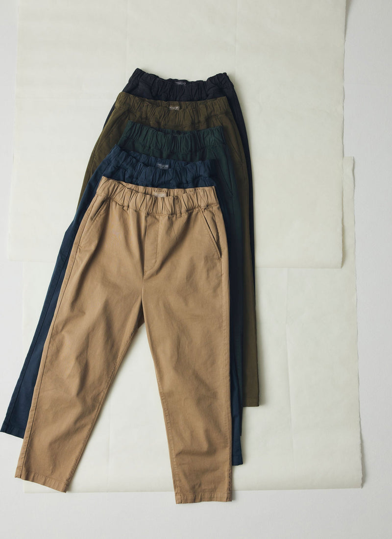 Gabi Cotton Pull On Trousers | Storm Blue