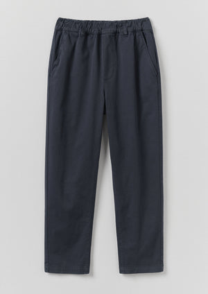 Gabi Cotton Pull On Trousers | Storm Blue
