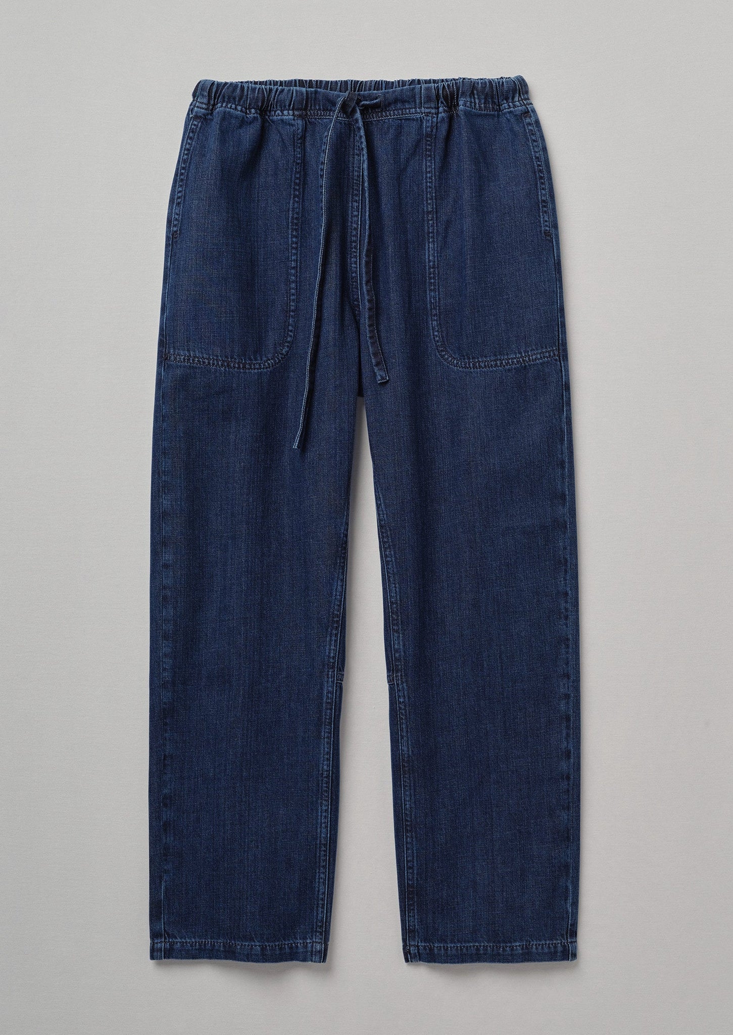 Suki Panelled Denim Trousers | Indigo