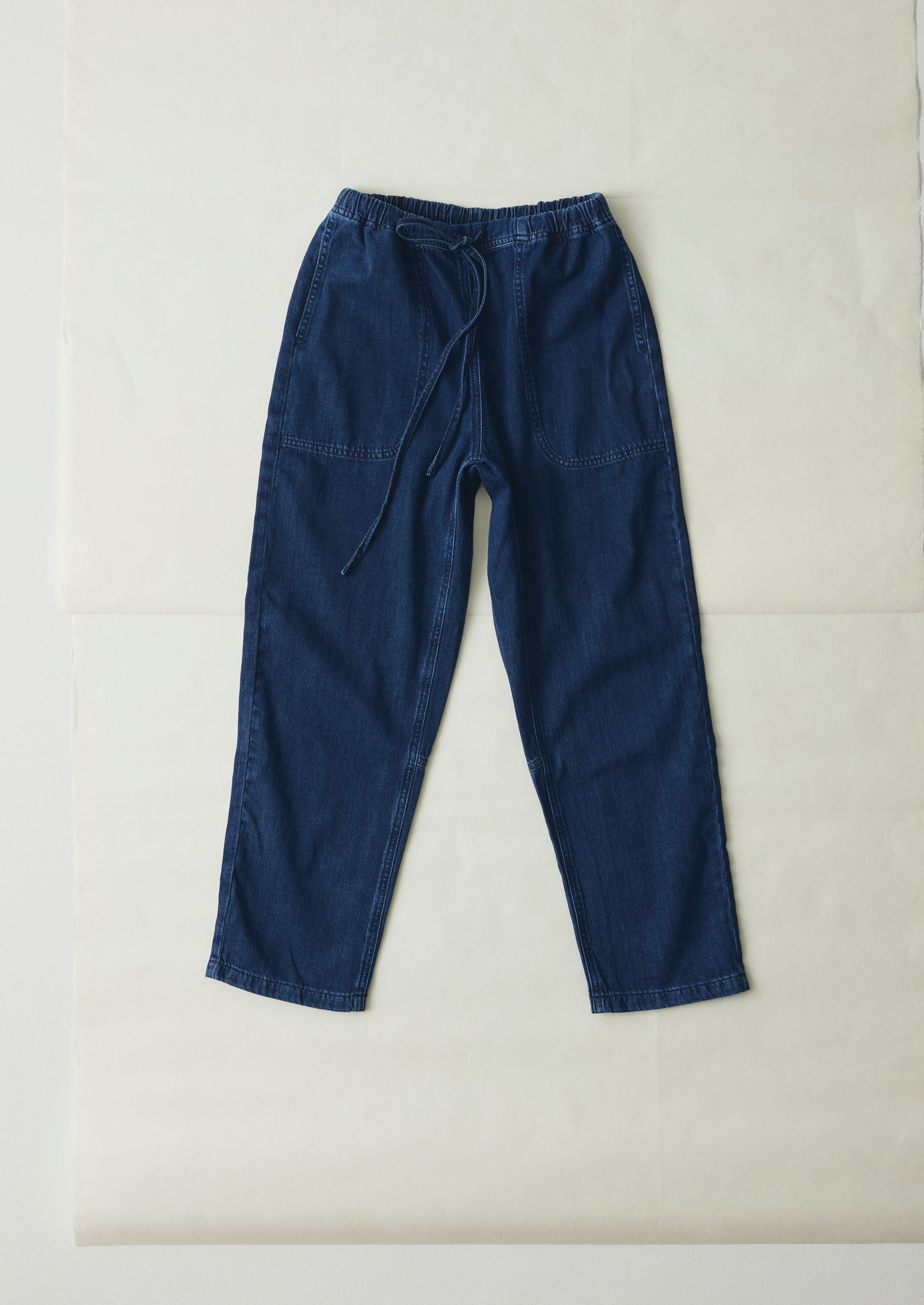 Suki Panelled Denim Trousers | Indigo | TOAST