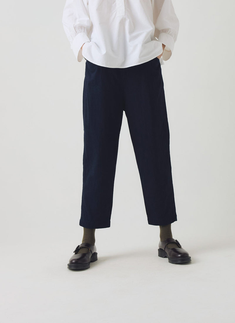 Alix Indigo Twill Trousers | Indigo