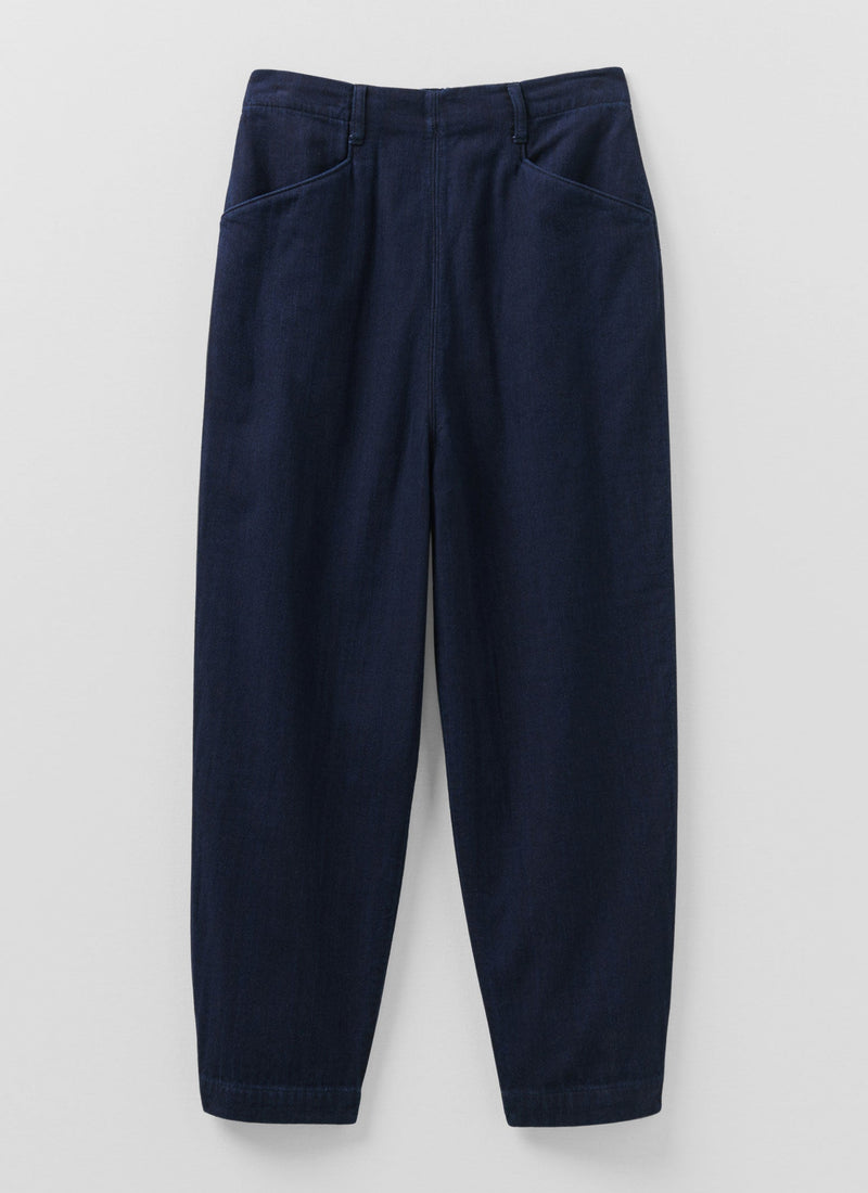Alix Indigo Twill Trousers | Indigo