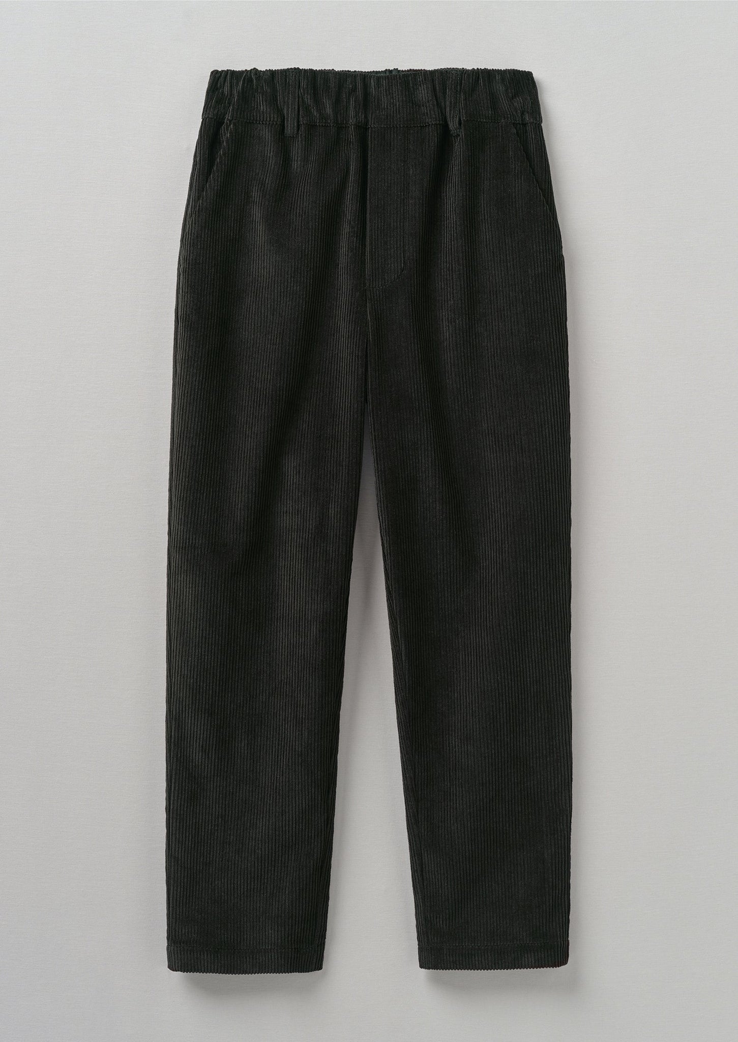 Gabi Organic Cord Pull On Trousers | Brown Slate