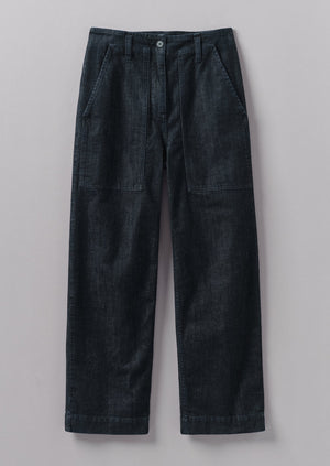 Indigo Denim Workwear Trousers | Indigo