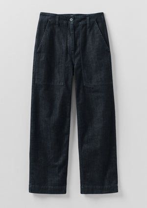 Indigo Denim Workwear Trousers | Indigo