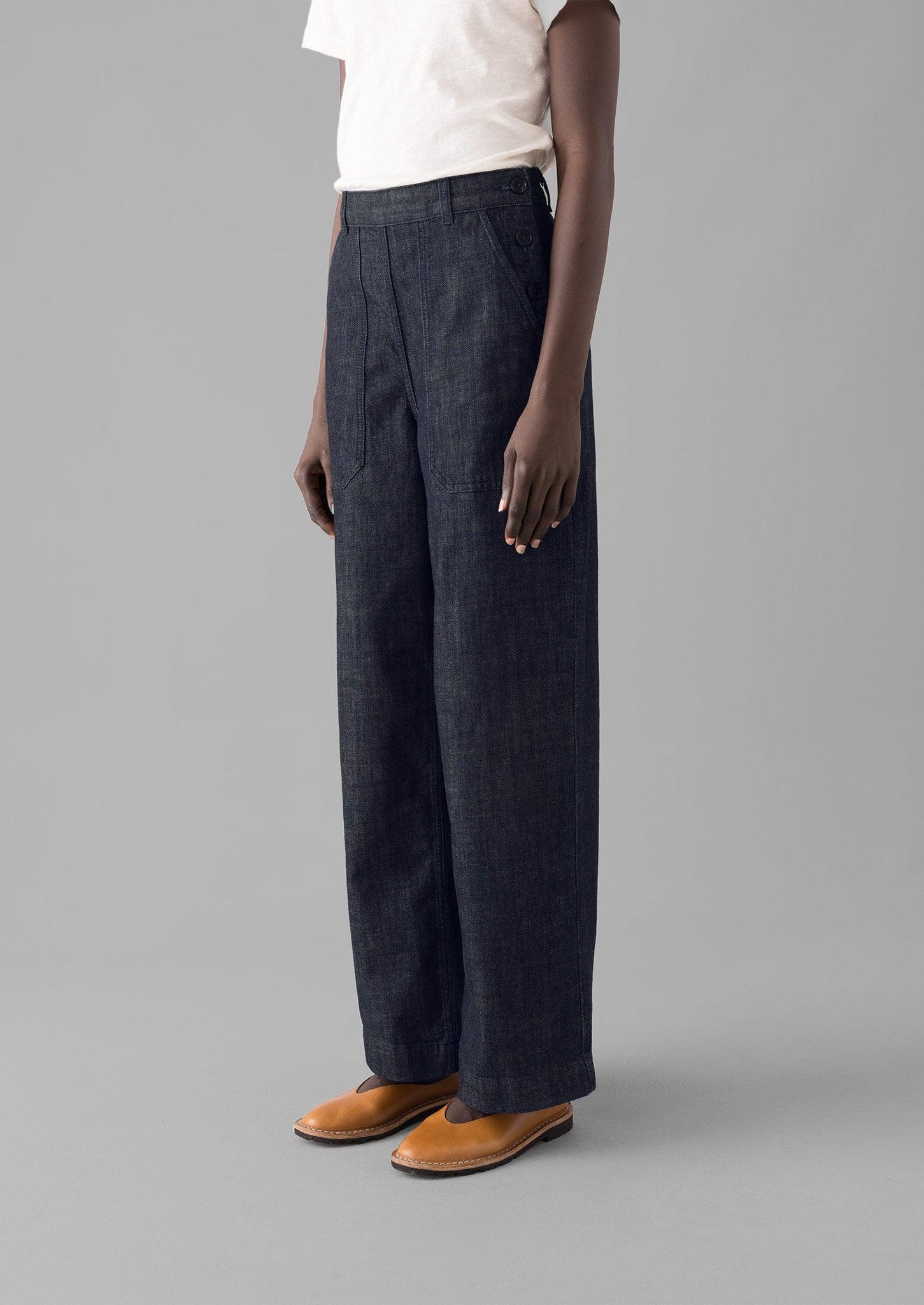 Annie Organic Denim Full Length Jeans | Indigo