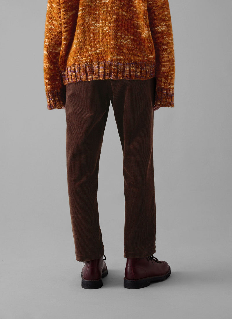 Gabi Cord Pull On Trousers | Chestnut
