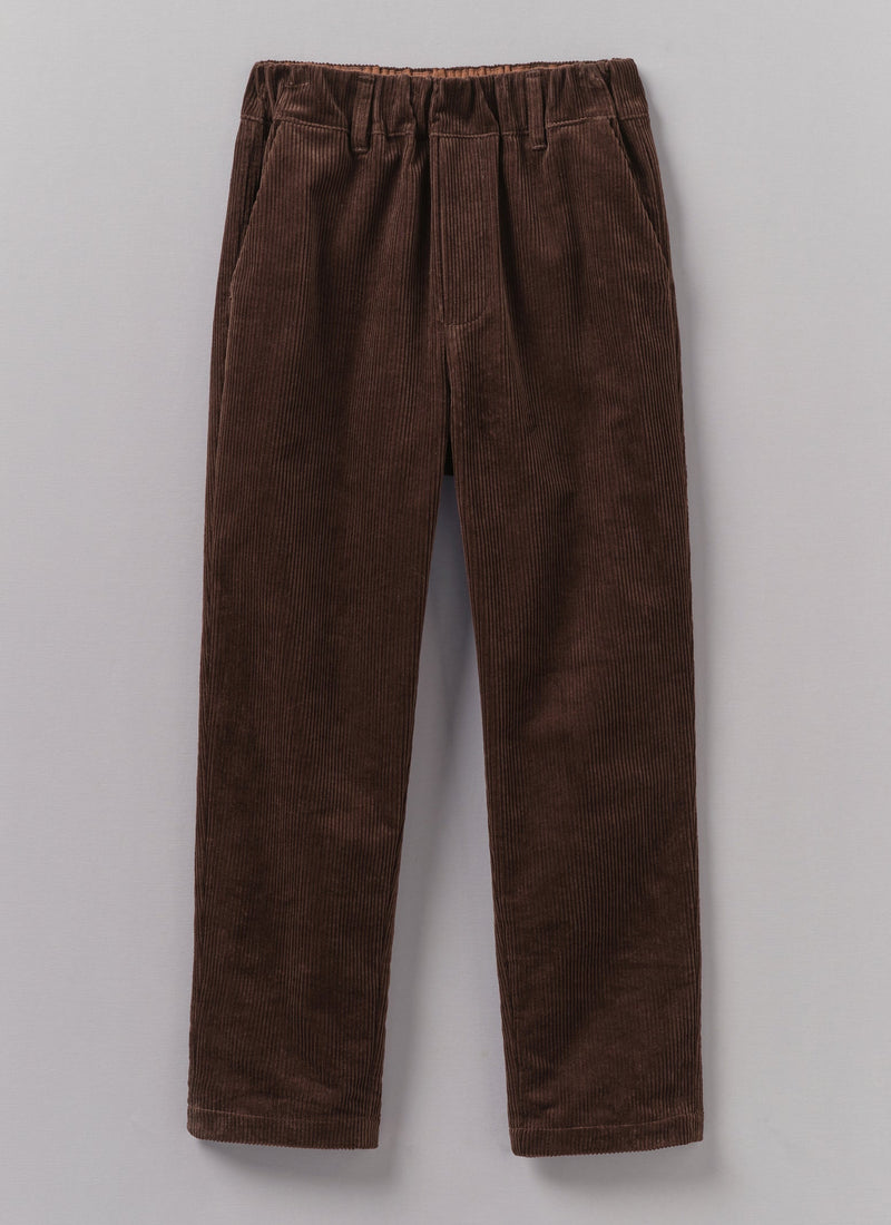 Gabi Cord Pull On Trousers | Chestnut