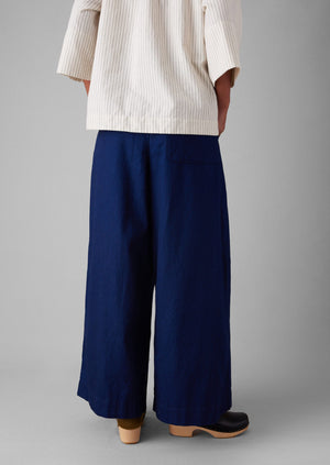 Twill Pull On Trousers | Indigo