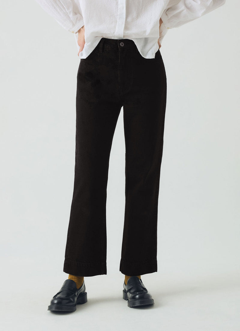 Denim Slim Trousers | Carbon Black