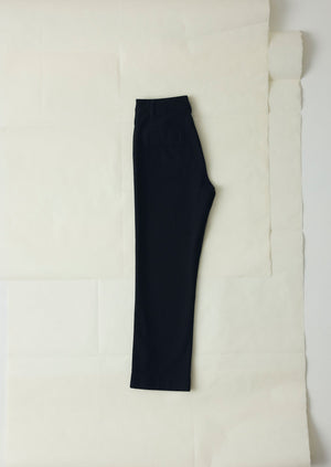 Denim Slim Trousers | Carbon Black