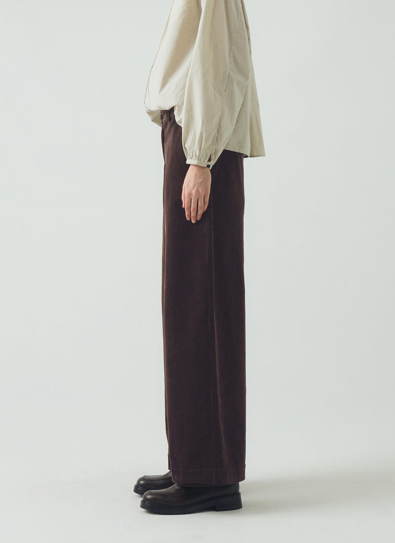 Wide Leg Cord Trousers | Java