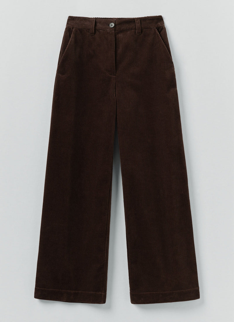Wide Leg Cord Trousers | Java