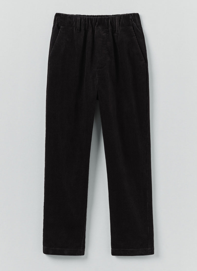 Gabi Organic Cord Pull On Trousers | Anthracite