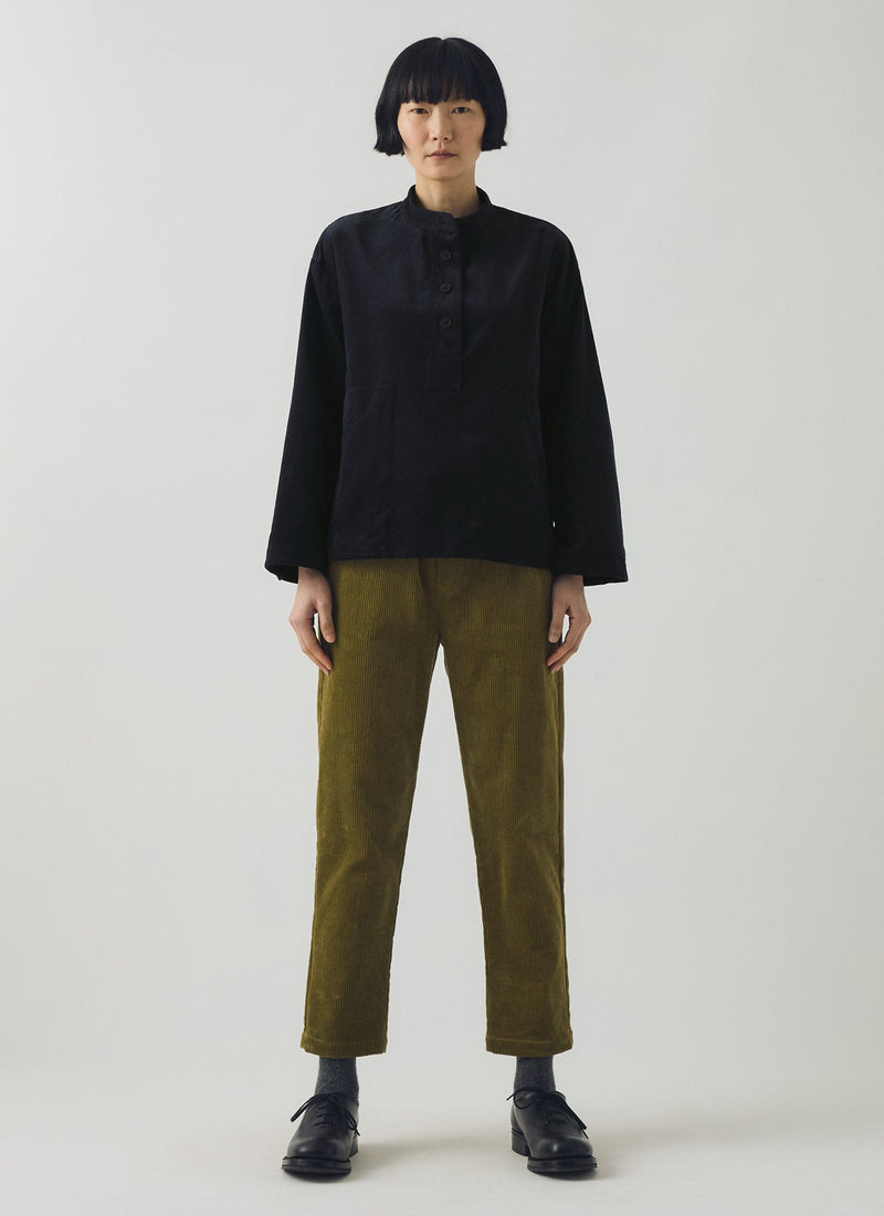 Gabi Cord Pull On Trousers | Antique Olive
