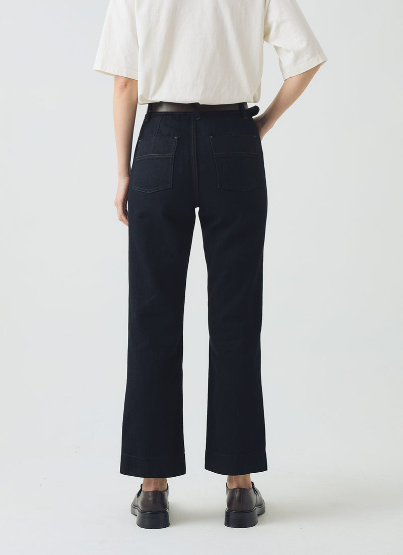 Japanese Denim Slim Trousers | Indigo