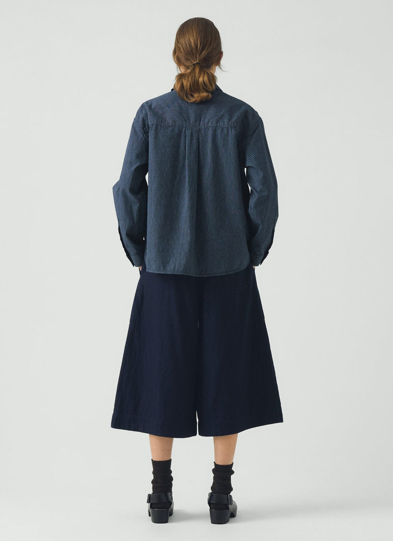 Japanese Denim Culottes | Indigo