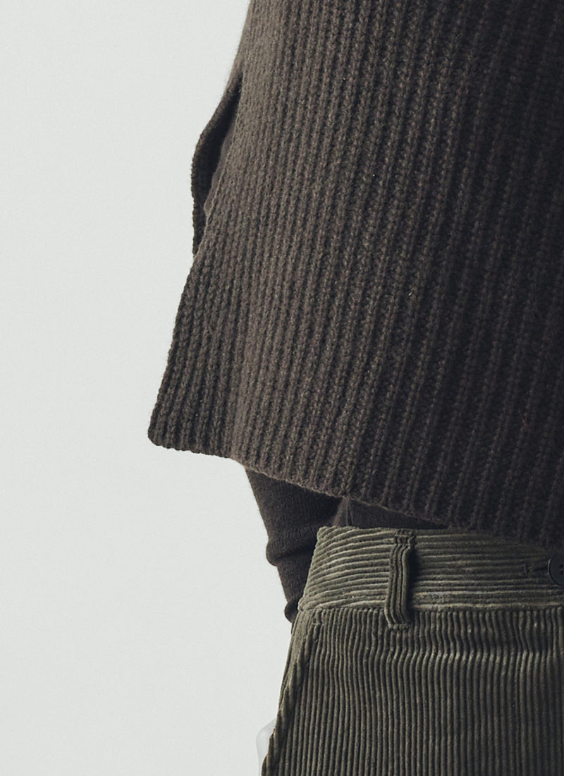 Twisted Seam Cord Trousers | Deep Iron