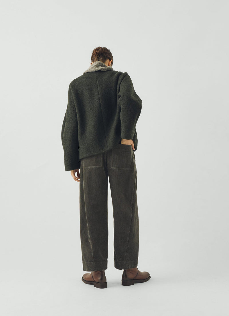 Twisted Seam Cord Trousers | Deep Iron