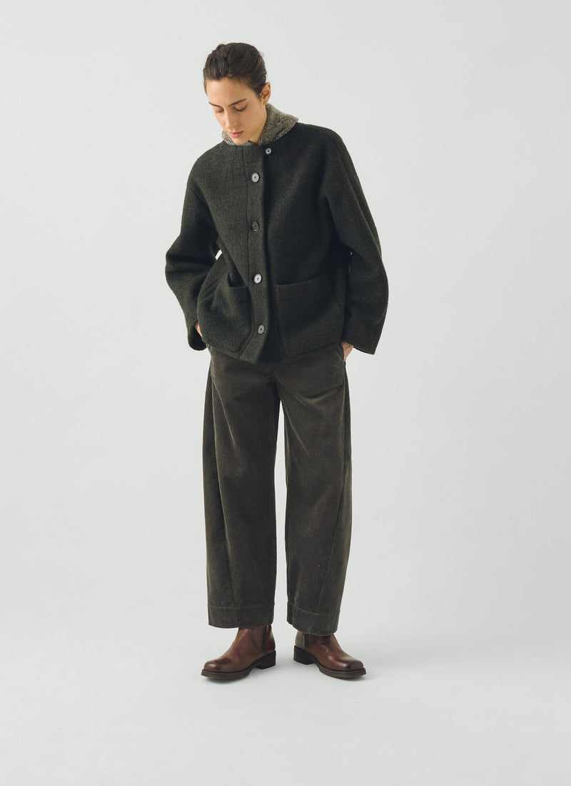 Twisted Seam Cord Trousers | Deep Iron