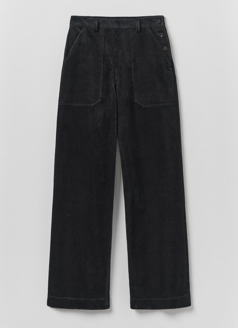 Annie Cord Full Length Trousers | Anthracite