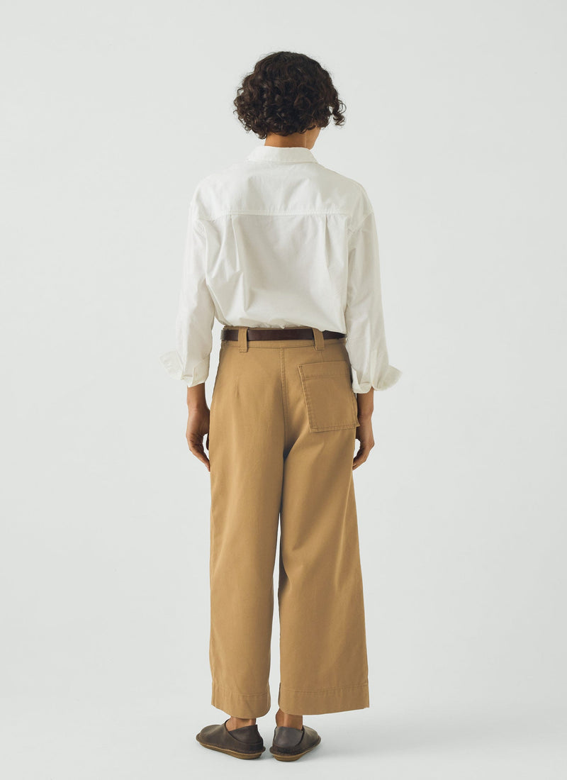 Cotton Pleat Front Trousers | Breen