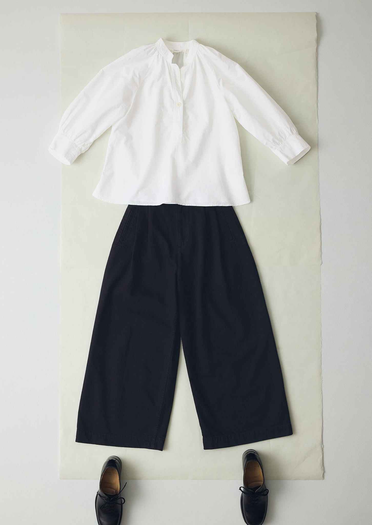 Catrin Cotton Oxford Easy Shirt | White
