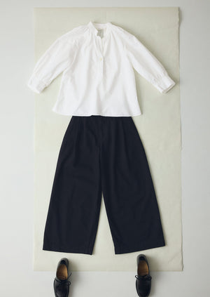 Catrin Cotton Oxford Easy Shirt | White