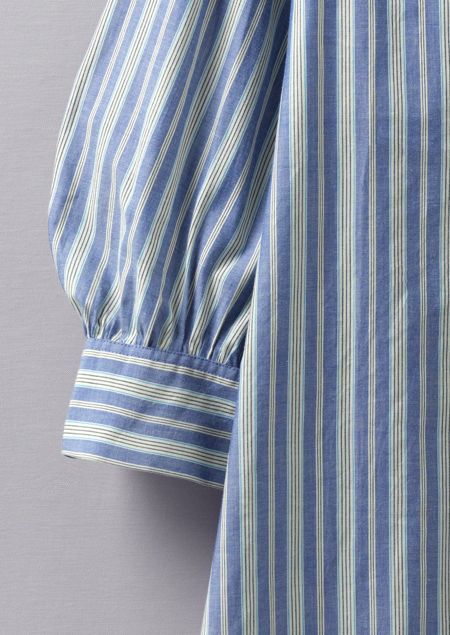 Catrin Cotton Stripe Raglan Shirt | Myrtle