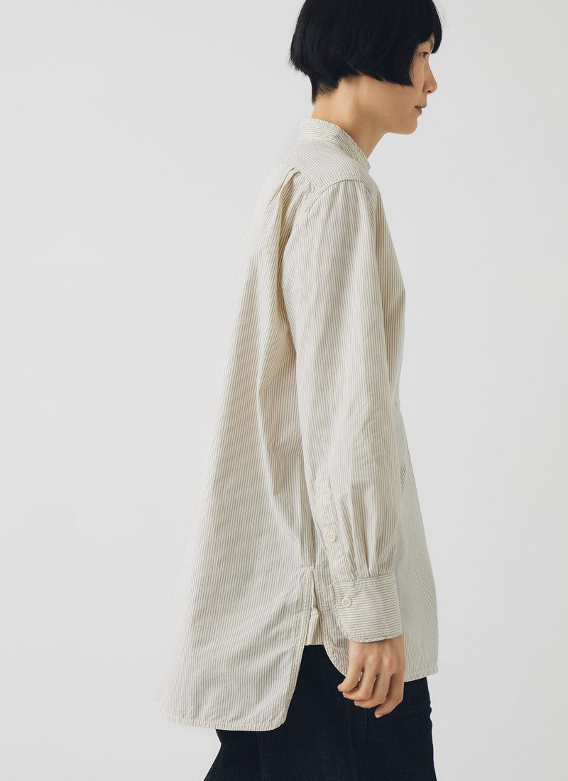Taro Stripe Shirt | Sunwashed Blue