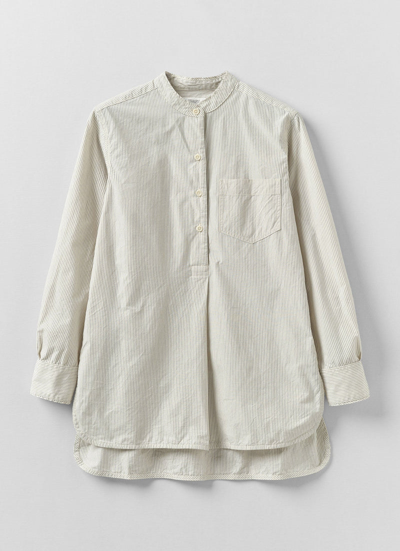 Taro Stripe Shirt | Sunwashed Blue