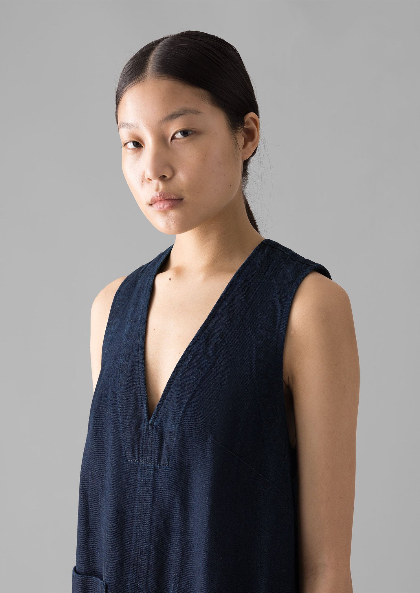 Indigo Denim Cotton Tunic | Indigo