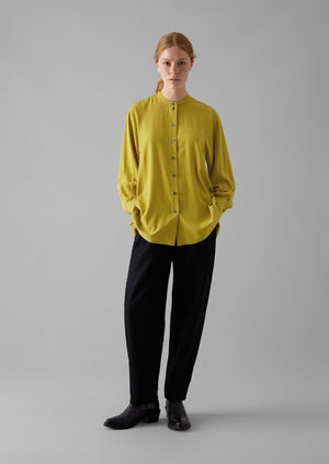 Spun Silk Shirt | Golden Olive