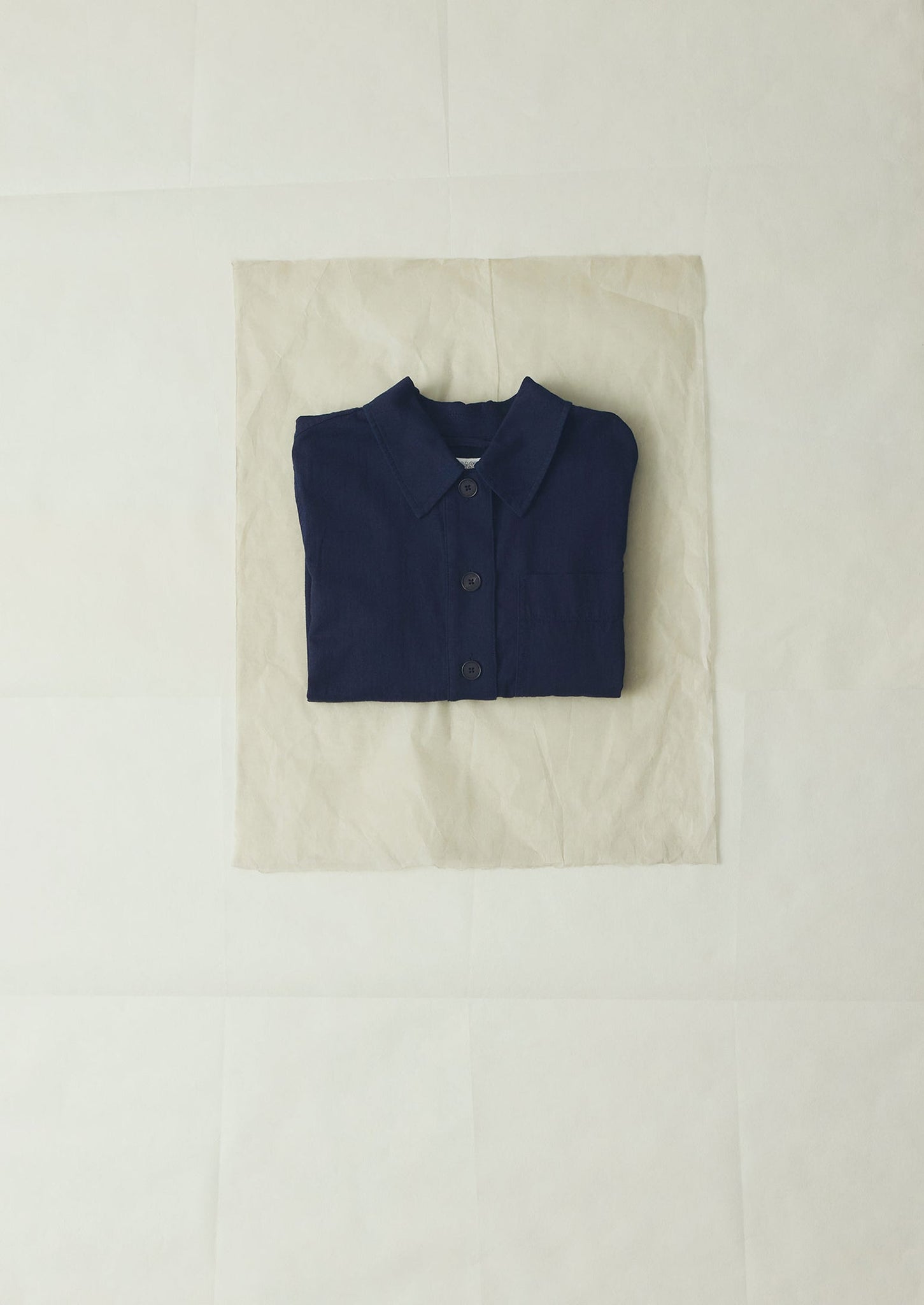 Baya Indigo Cotton Twill Shirt | Indigo
