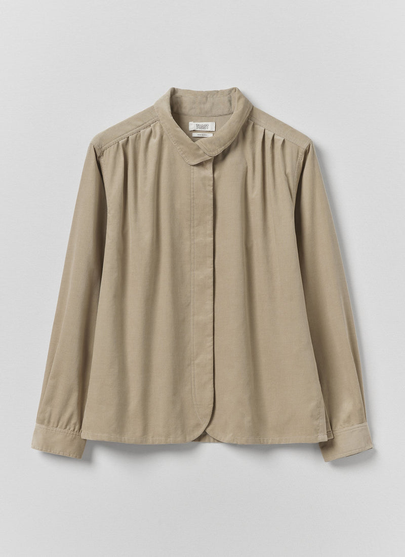Cotton Needlecord Shirt | Dune
