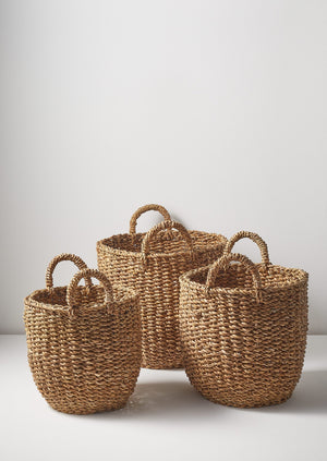 Large Hogla Storage Basket | Natural