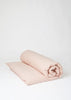 Organic Cotton Ticking Stripe Duvet Cover | Ecru/Rose
