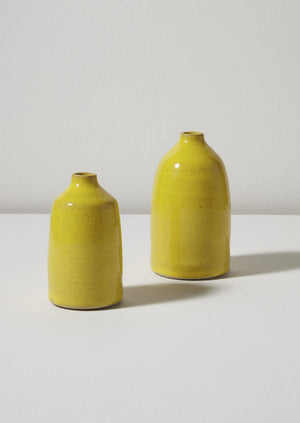 Lucy Rutter Medium Bottle Vase | Yellow
