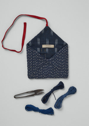 Kantha Sewing Pouch | Indigo