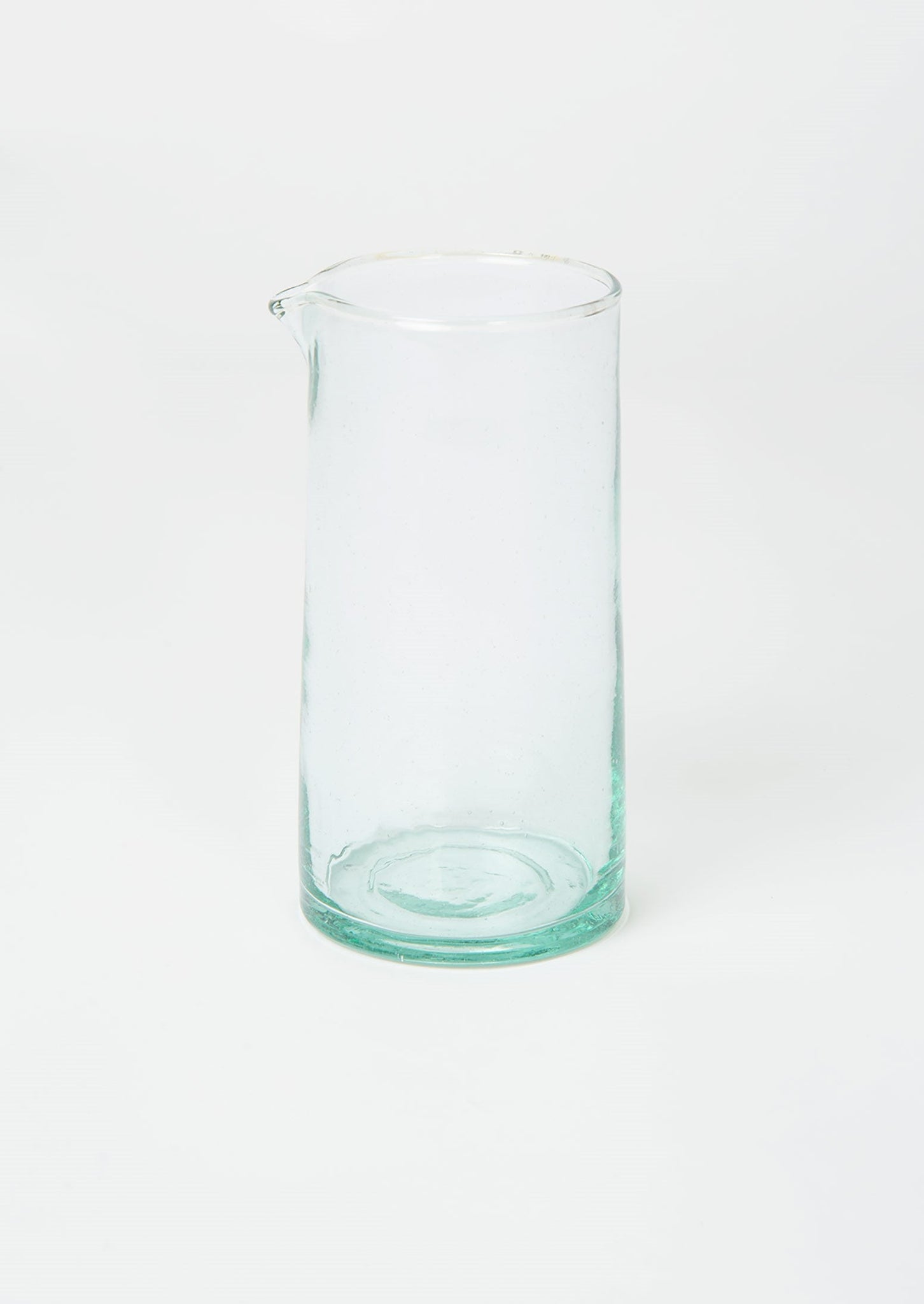 Moroccan Glass Jug | Clear
