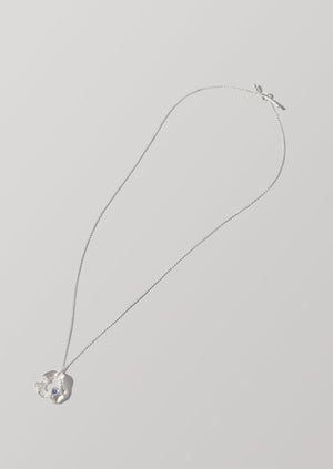 Emily Nixon Sapphire Seaweed Necklace | Silver