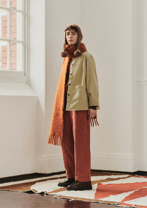 Textured Scarf | Rust